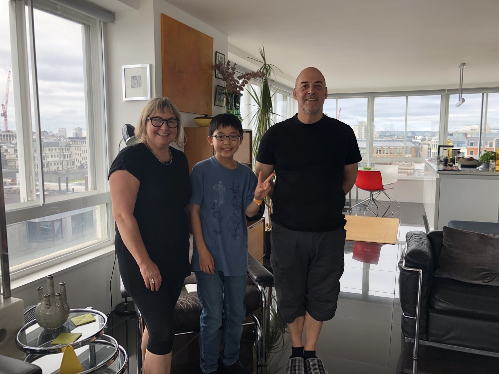 Taisei with hostfamily